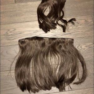 Clip in hair extensions